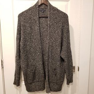 American Eagle - Marled Grey Knit Cardigan
